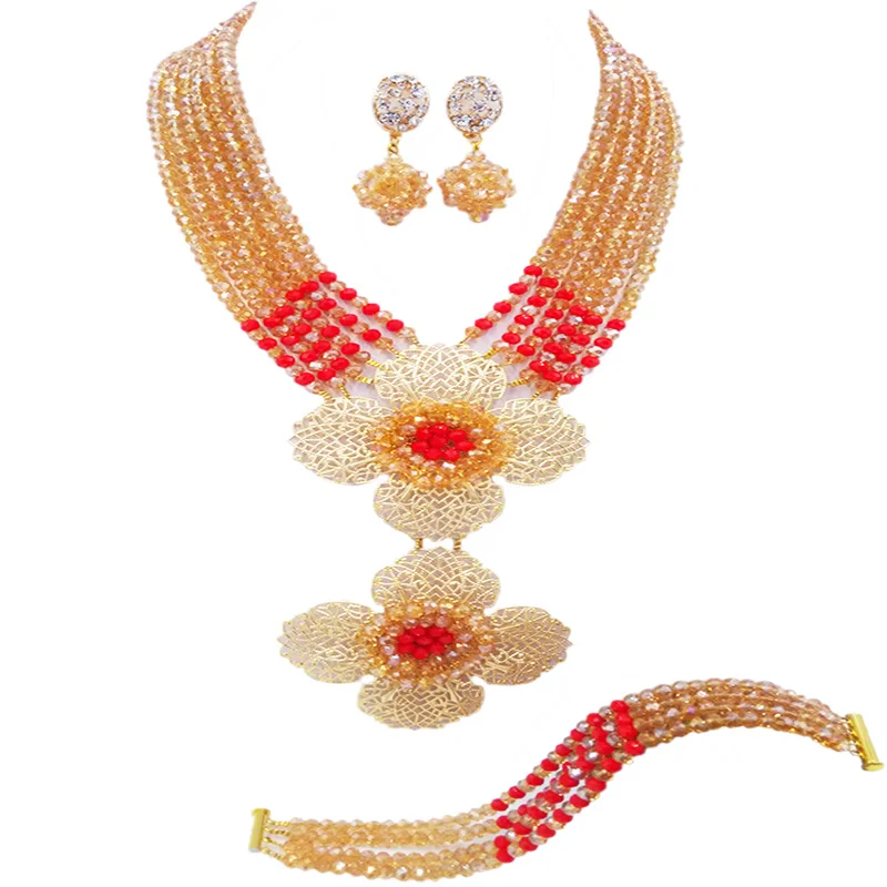 Champagne Gold AB Opaque Red  (1)