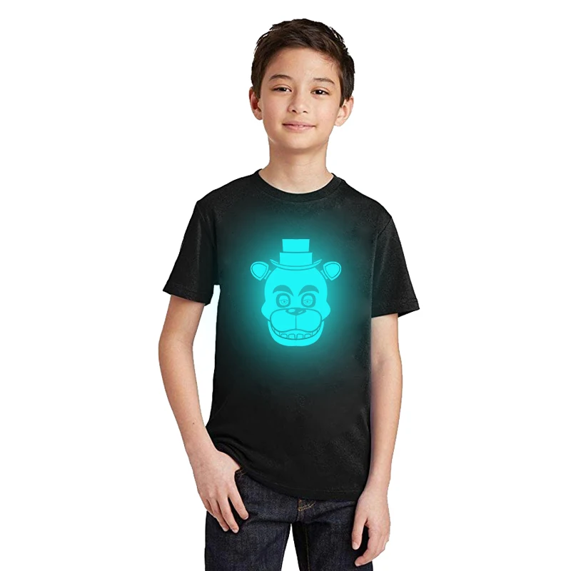 Футболки LYTLM футболка для мальчиков Five Night At Freddy Camiseta футболка с длинными рукавами Roupa Menina Five Nights At Fredd детские топы для девочек