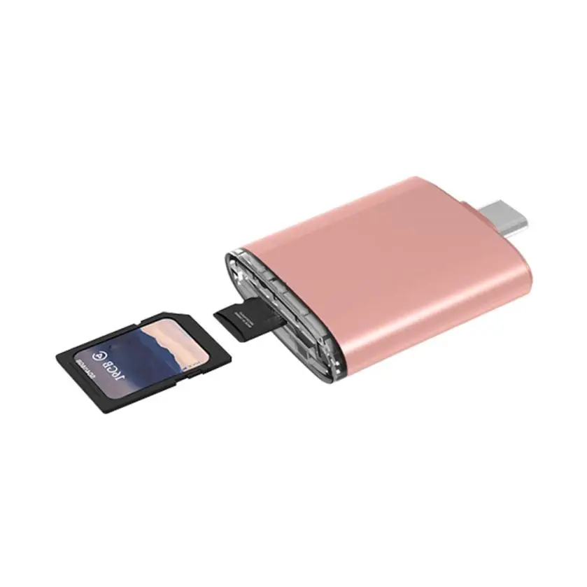 3 в 1 USB 3,1 type C USB-C TF Micro SD OTG кард-ридер для samsung Galaxy S9 l0717 #2