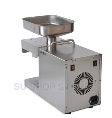 110V/220V automatic cold press oil machine, oil cold press machine, sunflower seeds oil extractor, oil press 1500W