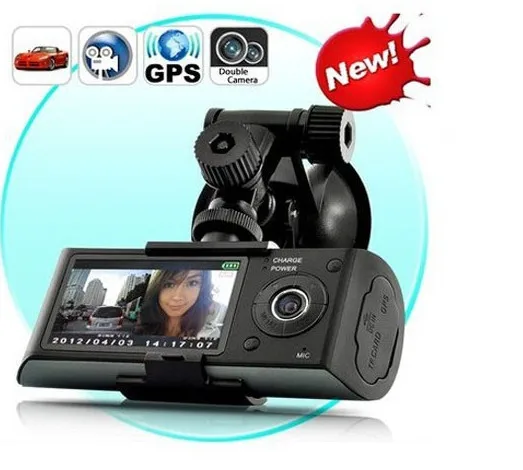 imágenes para 2.7/R300 X3000 de Doble Lente de Cámara de la Rociada Del Vehículo Del Coche DVR GPS de La Cámara Grabadora de Vídeo imágenes para 2.7/R300 X3000 de Doble Lente de Cámara de la Rociada Del Vehículo Del Coche DVR GPS de La Cámara Grabadora de Vídeo