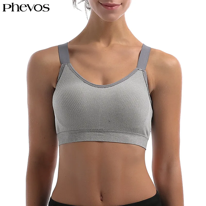 Phevos 2018 Новый Для женщин s Спортивный Бюстгальтер Push Up High Impact Топ пикантные