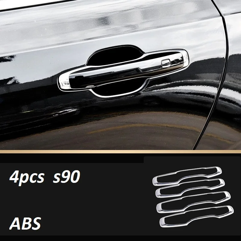 Модели для Volvo S90 изменение специальная отделка управления воздуховыпускное отверстие защитный украшение на дверь автомобиля чаша для хранения стайлинга автомобилей - Название цвета: 4pcs