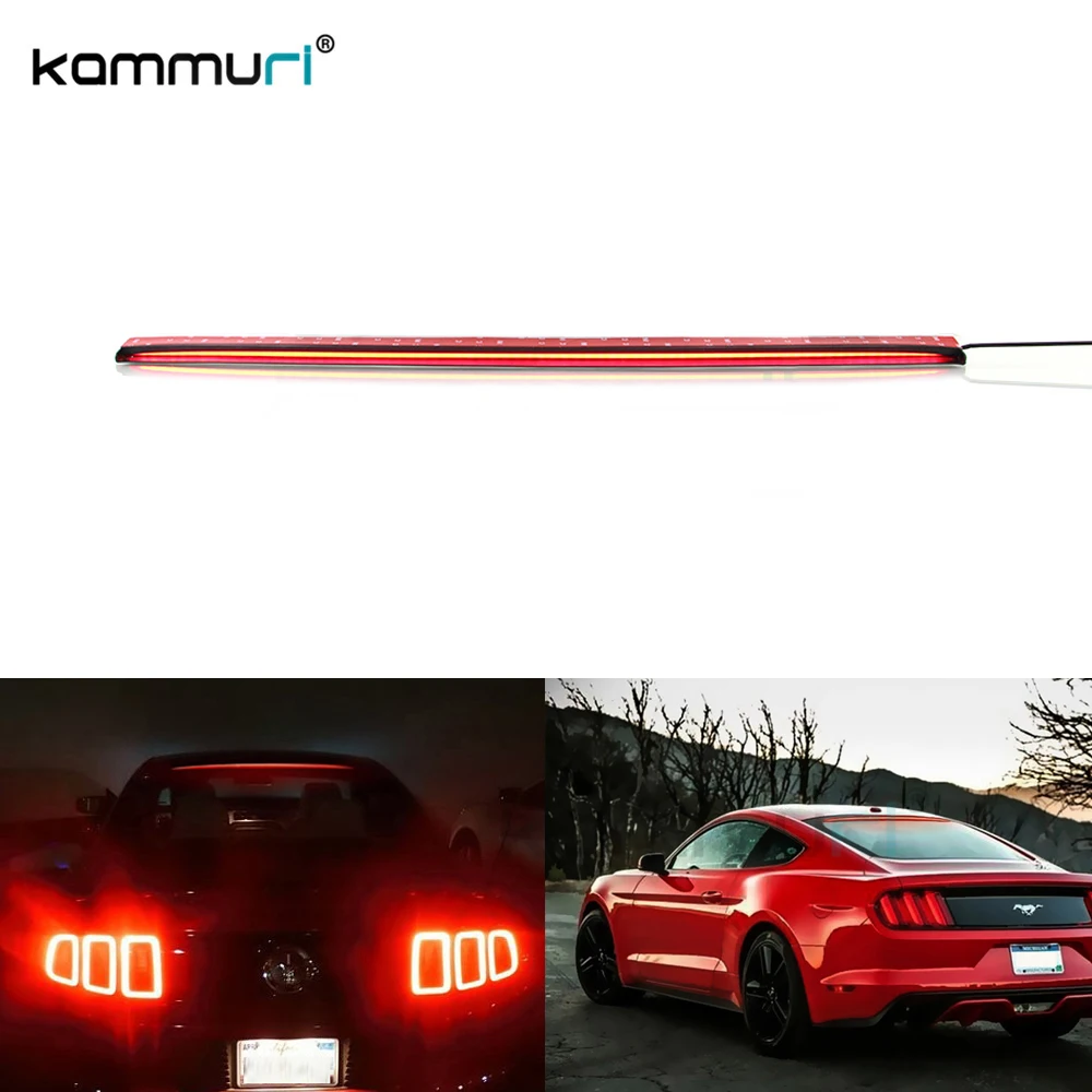 

Car LED bar Brake Light For Ford Mustang(Mustang) Roofline Third 36-Inch Kit Above hight Rear Windshield Car-styling KAMMURI