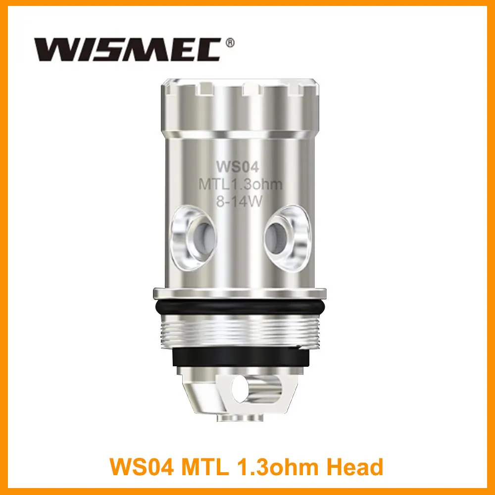

Original Wismec WS04 MTL 1.3ohm Coil Head Fit For Amor NS Pro/Amor NS/Elabo SW/REUX Mini/Amor Atomizer E-Cigarette