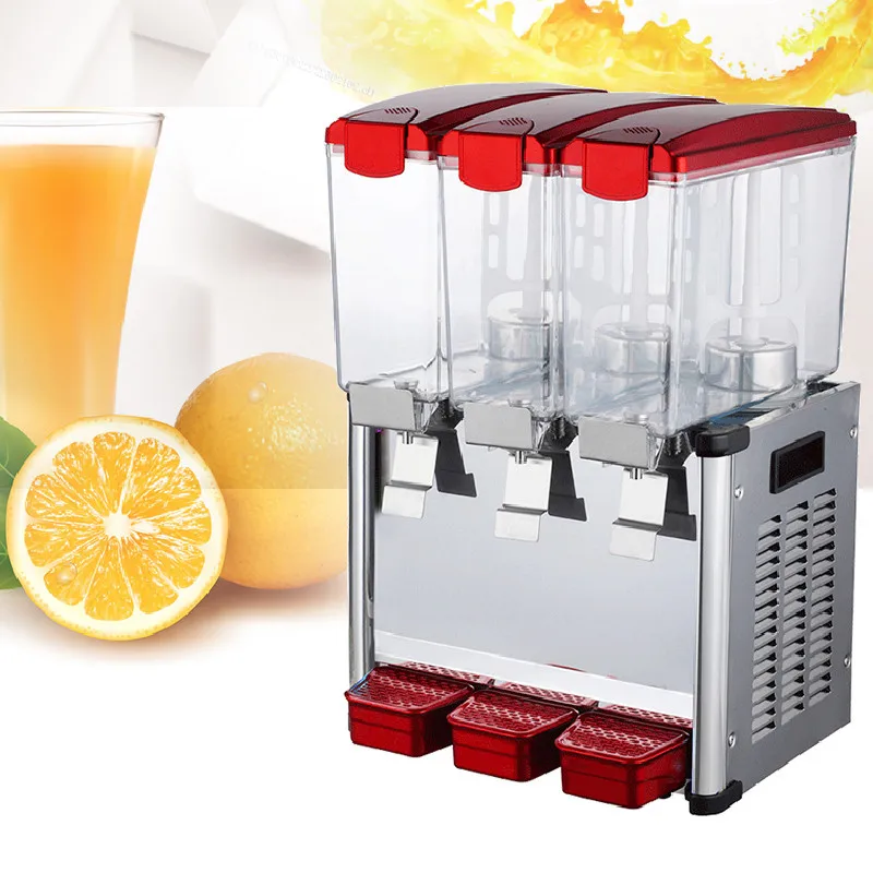 

Jamielin 9L*3 Milk Tea Shop Three Cylinder Cold Drink Machine Commercial Electric Cold And Hot Fruit Juice Dispenser Price