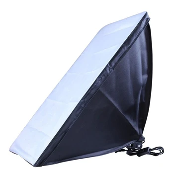 

YIXIANG Free Tax 110-240v Photography diffuser 50*70cm Softbox E27 Lamp Holder For Studio Continuous Lighting not include Bulb