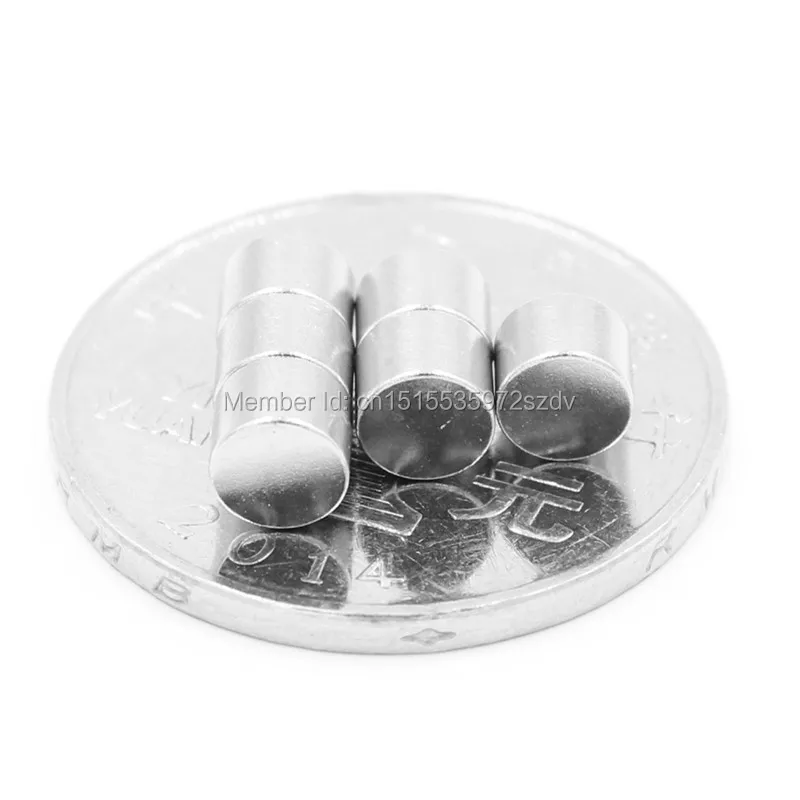 

1000pcs Strong Round Dia 5mm x 3mm N35 Rare Earth Neodymium Magnet Art Craft Fridge free shipping