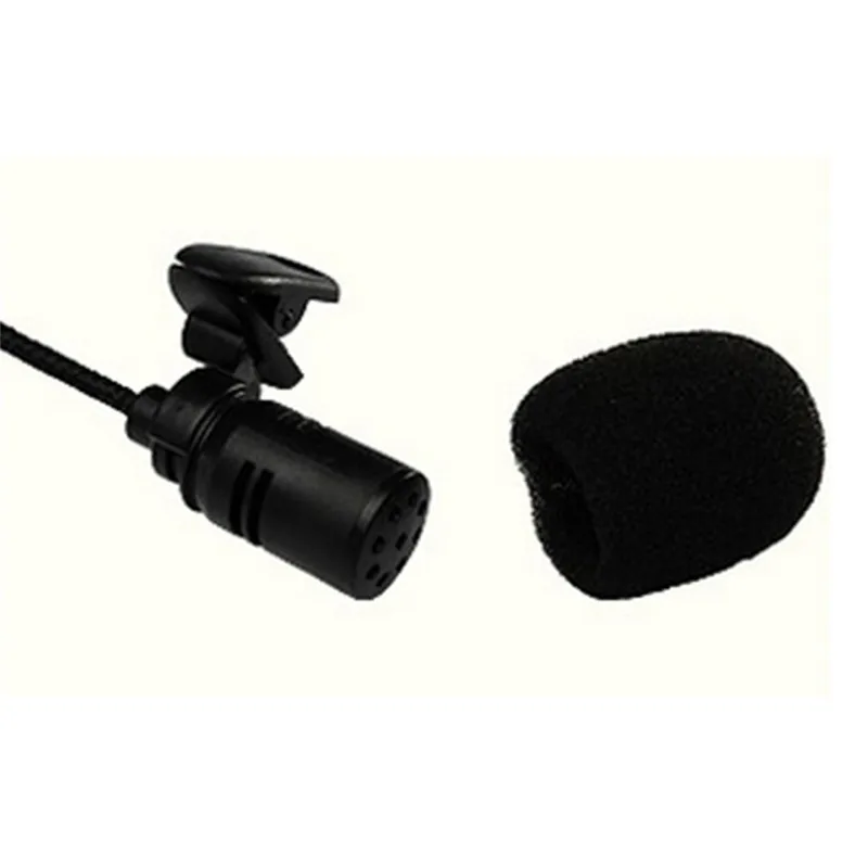 Universal Portable 3.5mm Mini Headset Microphone Lapel Lavalier Clip Microphone for Lecture Teaching Conference Guide Studio Mic