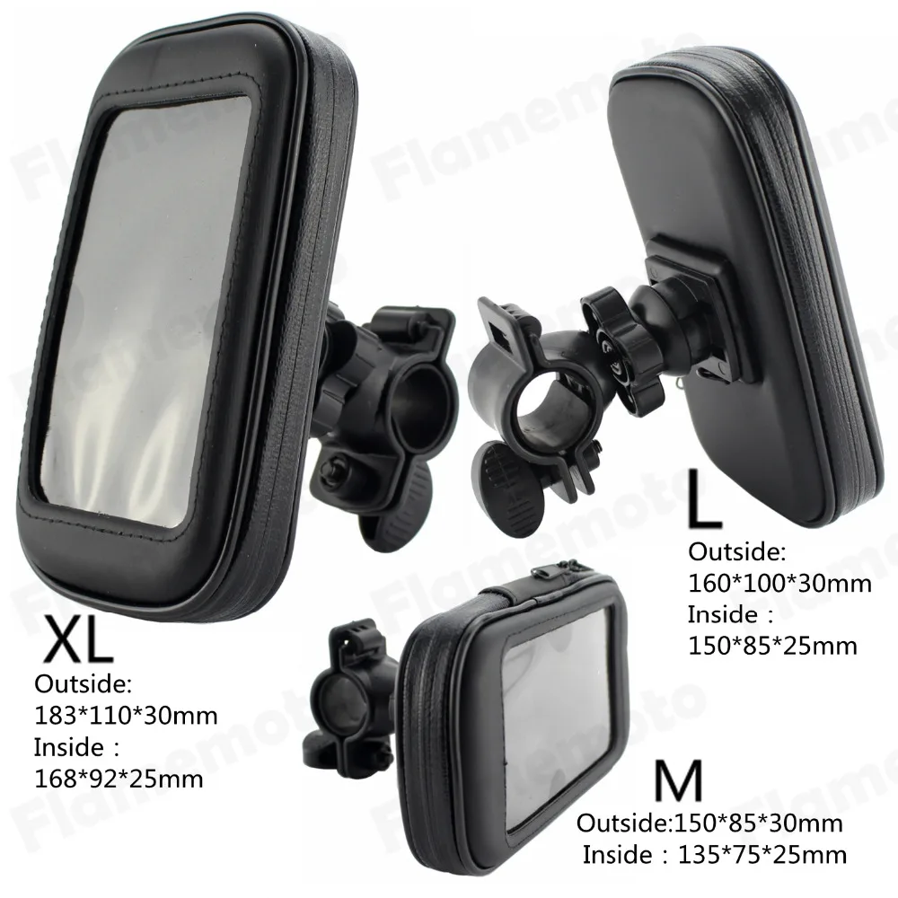 

Motorcycle Bicycle Handlebar Holder Mount Waterproof Bag Case For Cell Phone GPS Sell M UNDEFINED