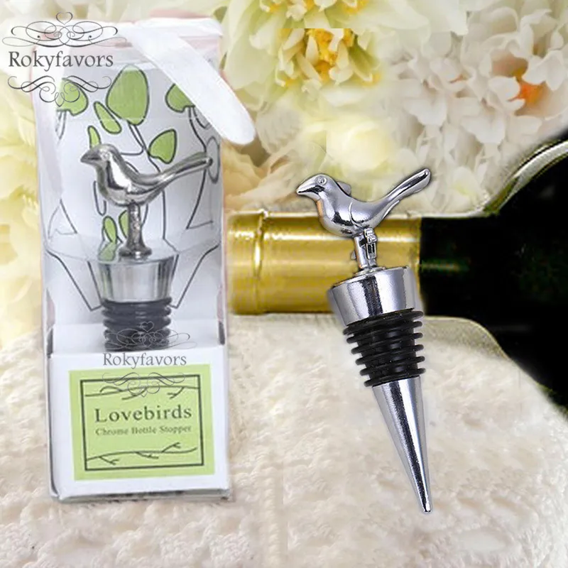 30pcs Love Bird Bottle Stopper Forest Theme Wedding Favors Bridal