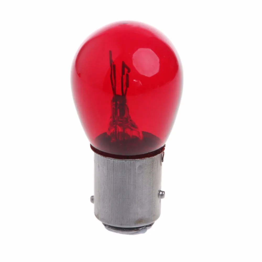 S25 5W 1157 Bay15d DC 12V Автомобильный задний фонарь, тормозной светильник, сигнальная лампа, автомобильный светильник в сборе, красные лампочки
