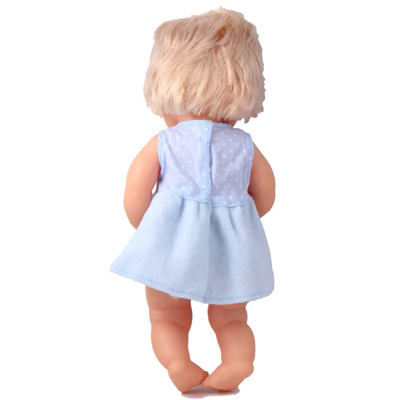 Одежда для кукол, размер 41 см, Nenuco Doll Nenuco Ropa y su Hermanita, модное платье феи, платье в горошек для 16 дюймов, Nenucos
