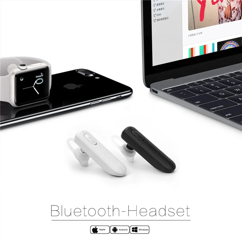 

New mini Bluetooth 4.1 Headset Wireless Earphone with Microphone Volume Adjustable for iPhone Xiaomi Android Phone iPad Macbook