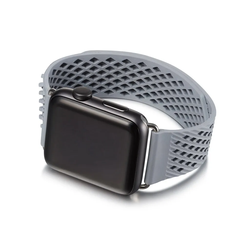 Спортивный силиконовый ремешок для Apple Watch band 4 5 44 мм 40 мм correa aplle watch 42 мм 38 мм iwatch band series 5 4 3 2 1 браслет ремень