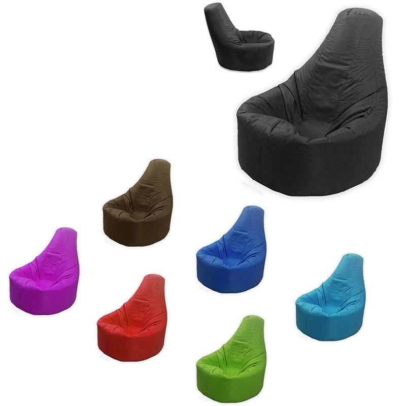 1 Pcs Living Room Lazy BeanBag Sofas Cover Outdoor Big Arm
