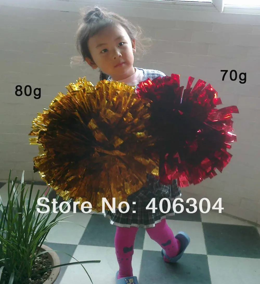 Fadeless Pompom Cheering помпон с металлическим помпоном, 80 г(5 см ширина полосы) бальный костюм