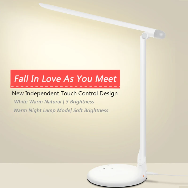 

LED Desk Lamp Eye-caring Table Lamps Dimmable Office Lamp 48 LED Night Light Table Lamp Student Reading Study