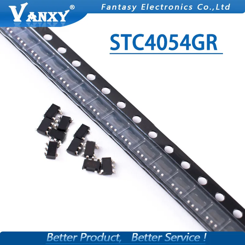 

10PCS STC4054GR SOT23-5 STC4054 SOT23 packaged battery management new original