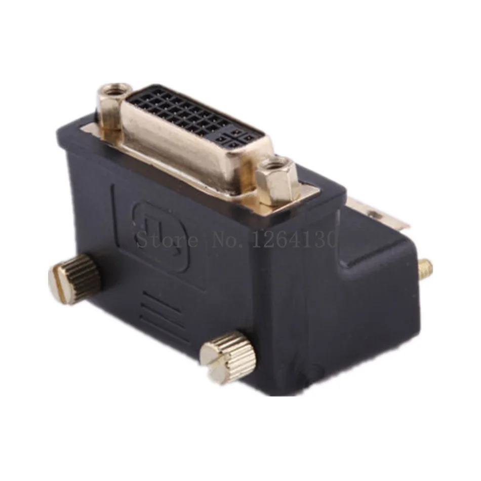 DVI 24 + 5 Male to Female 90 градусов прямоугольный видео конвертер адаптер Бесплатная