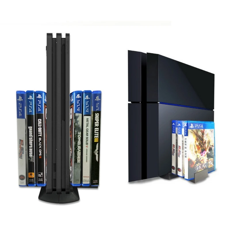 Multi-Function Vertical Cooling Stand Disk Holder Bracket For PS4/PS4 Slim/Pro Multi-Function Vertical Cooling Stand Disk Holder Bracket For PS4/PS4 Slim/Pro