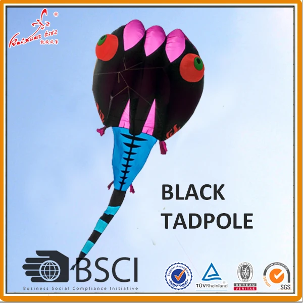 30 кв. м. головастический воздушный змей мягкий фотовспышка|tadpole kite|soft kiteshow kite |