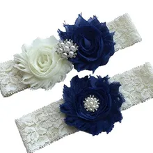 Свадебная Подвязка свадебная Белая Кружевная подвязка, розетка из мятого шифона подвязка с сливовым жемчугом