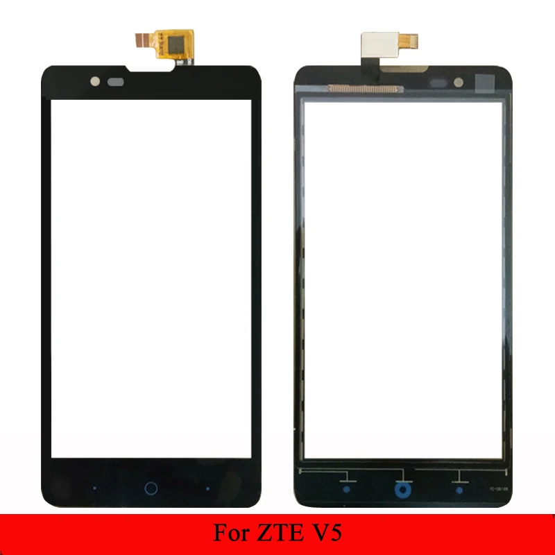 

For ZTE Red Bull V5 Touch Screen V5 U9180 V9180 N9180 Touch Sensor Tested Working Front Panel Glass Lens For ZTE V5