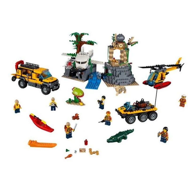 

829pcs City Series The Cargo Terminal Building Block Compatible 60169 Brick Toy