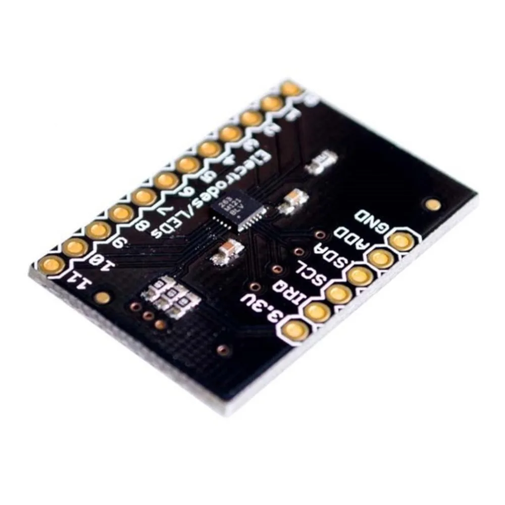 Профессиональный MPR121 Breakout V12 емкостный сенсорный модуль контроллера I2C