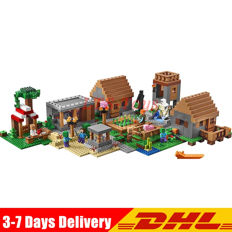 

LEPIN 18008 My World Series Village Model Building Blocks Bricks Model Toys for Children Gift Compatible Legoed 21128