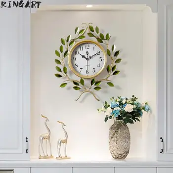

Large Wall Clocks Big Metal Wall Clock Modern Design Creative Wall Watch For Living Room Bedroom Home Decor