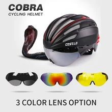 2016 Costelo Cycling Helmet 4 Colors MTB Road Bike Helmet Bicycle Helmet Speed Airo RS Ciclismo Goggles mountain super price