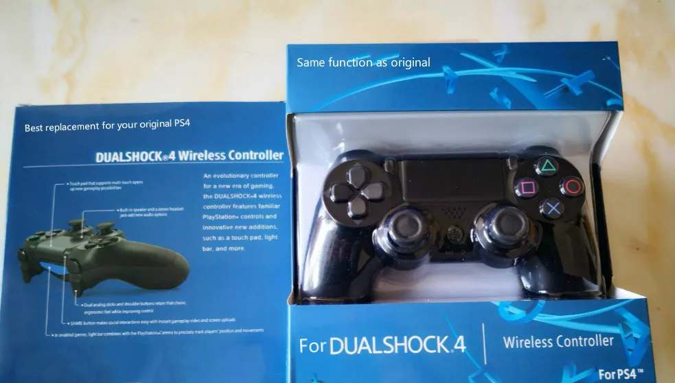 

Perfect Six-axis 2nd Generation For PS4 Gamepad controller ps4 wireless game controller ps4 Bluetooth 4.0 new with lights