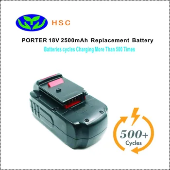 

PTC18A 2500mAH 18V NiMh Battery Replacement PORTER PC18B Original Battery