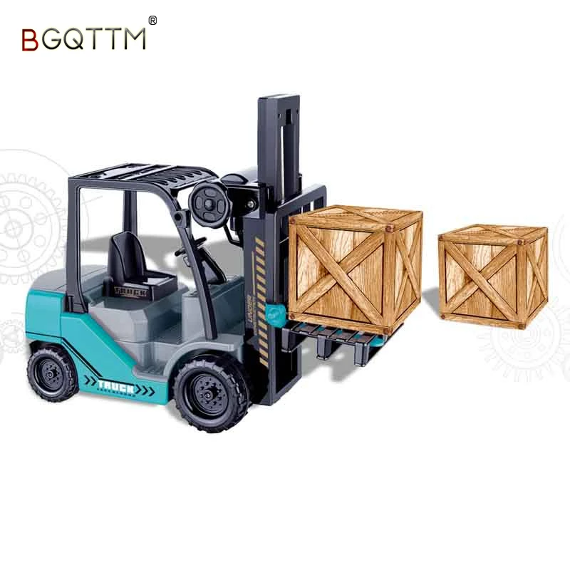 

1:22 Inertial Sliding 2 color Model Car Inertia Internal Combustion Forklift Toy ABS Environment-Friendly Plastic Truck Toy Gift