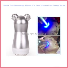 Про омоложение кожи Фотон без иглы мезотерапия Кожи Косметическое массажное устройство