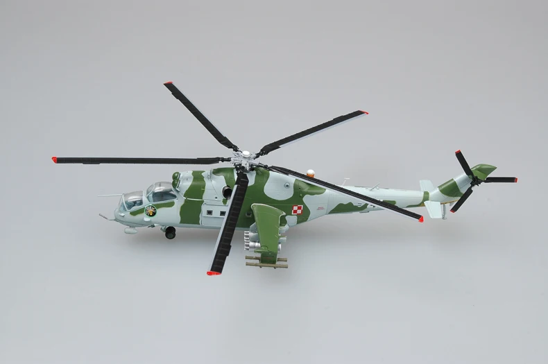 Easy Model Air Force Mi-24 вертолет Porland 1/72 весы Готовая модель игрушки для сбора подарок 37038