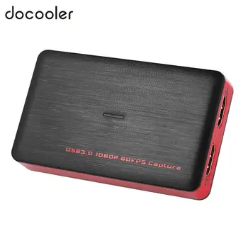 

USB 3.0 HD Video Game Capture 1080P Video Converter Live Sreaming Plug and Play HD Input Output for XBOX One PS4 MAC Windows