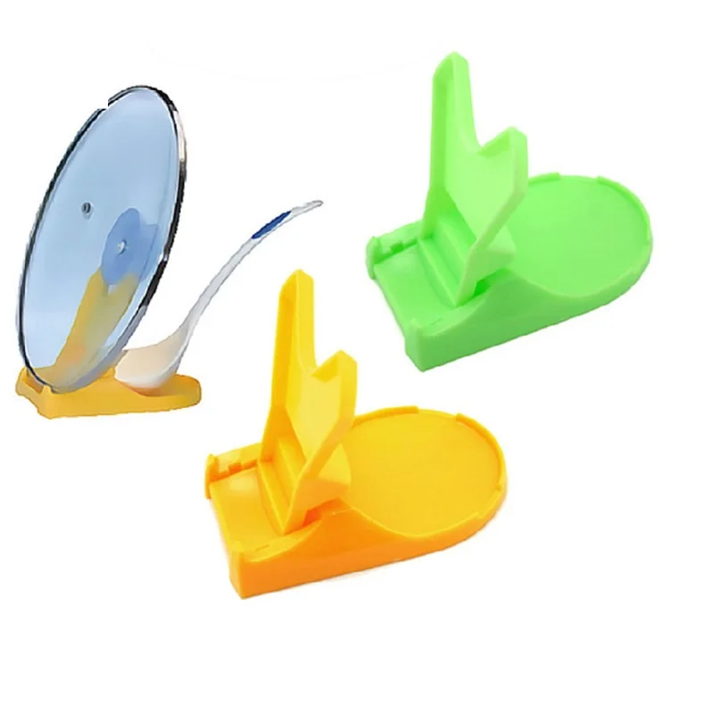 1Pcs Plastic Spoon Pots Lids Shelf Clips Cooking Storage Tools Kitchen Accessories Utensils