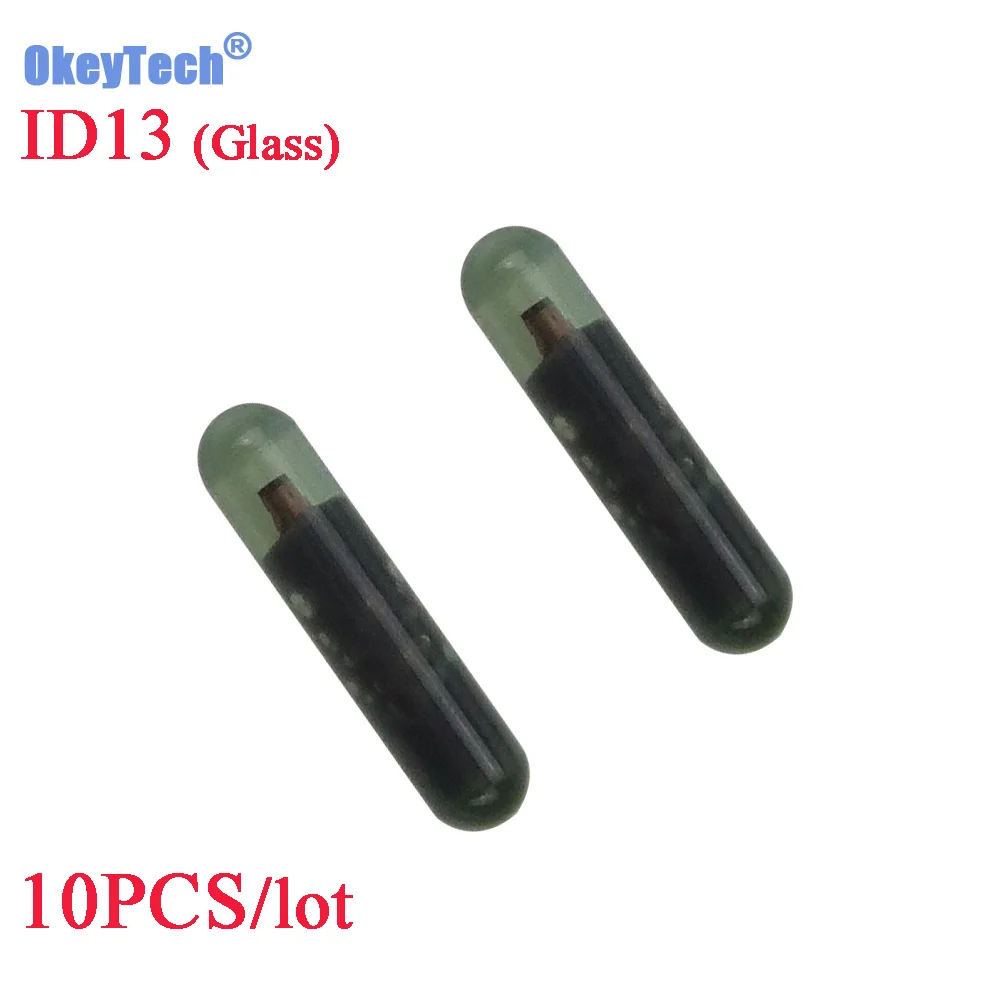 10pcslot Car Key Chips High Quality Blank Auto Transponder Chip ID 13 Chip Glass ID13 Transponder Chip For HONDA Locksmith Tool