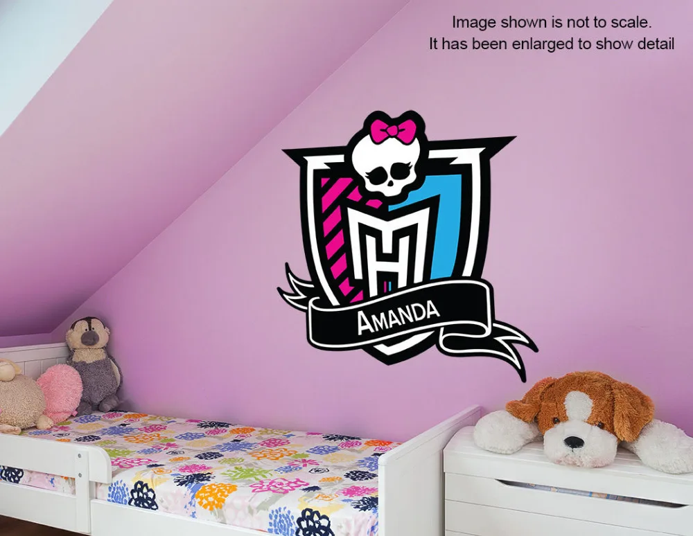 Buy Personalized Monster High Wall Decal (Removable