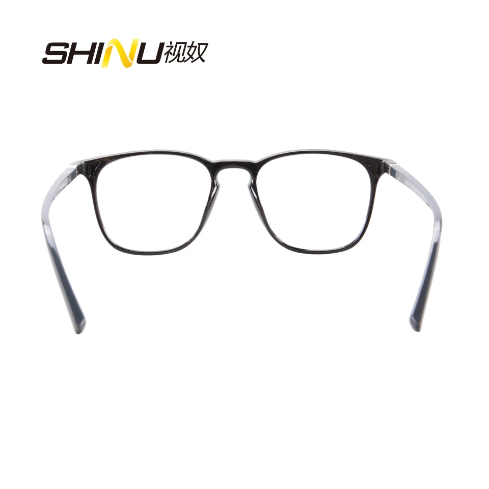 SHINU Ретро пластиковые очки для пресбиопии, прогрессивные многофокусные очки для чтения, для чтения, для дальней диоптрии, унисекс