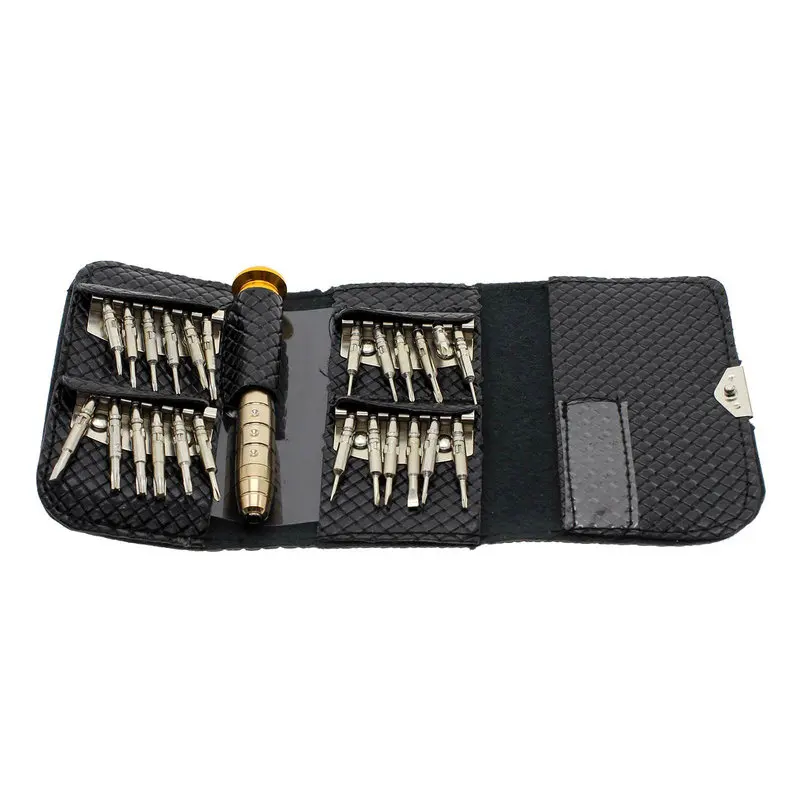 

New 25 in 1 Precision Torx Screwdriver Cell Phone Wallet Repair Tool Set For Cellphone Electronics PC