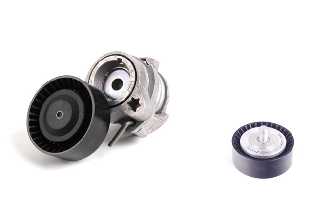 

Free shipping new A/C Water Pump Belt Tensioner +Idler Pulley for BMW X5 E53 E70 E60 E65 E66 540i 11287549588+11287549557