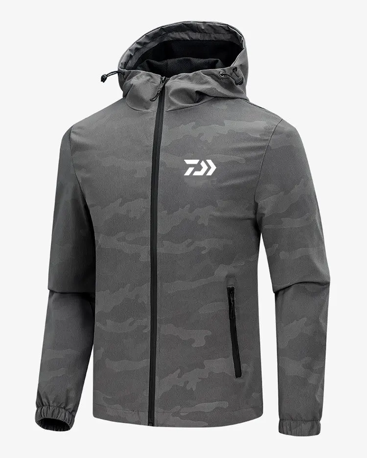 DAIWA Новая Мужская дышащая болотная куртка для рыбалки, водонепроницаемая куртка для рыбалки, одежда для охоты, рыбалки