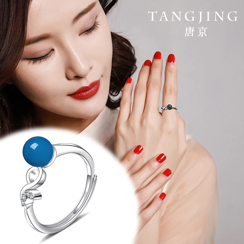 

2020 New Sale Rings Rings Arrival Anillos Anel Masculino Natural Mexican Potter Ring S925 With Movable Mouth With Certificate