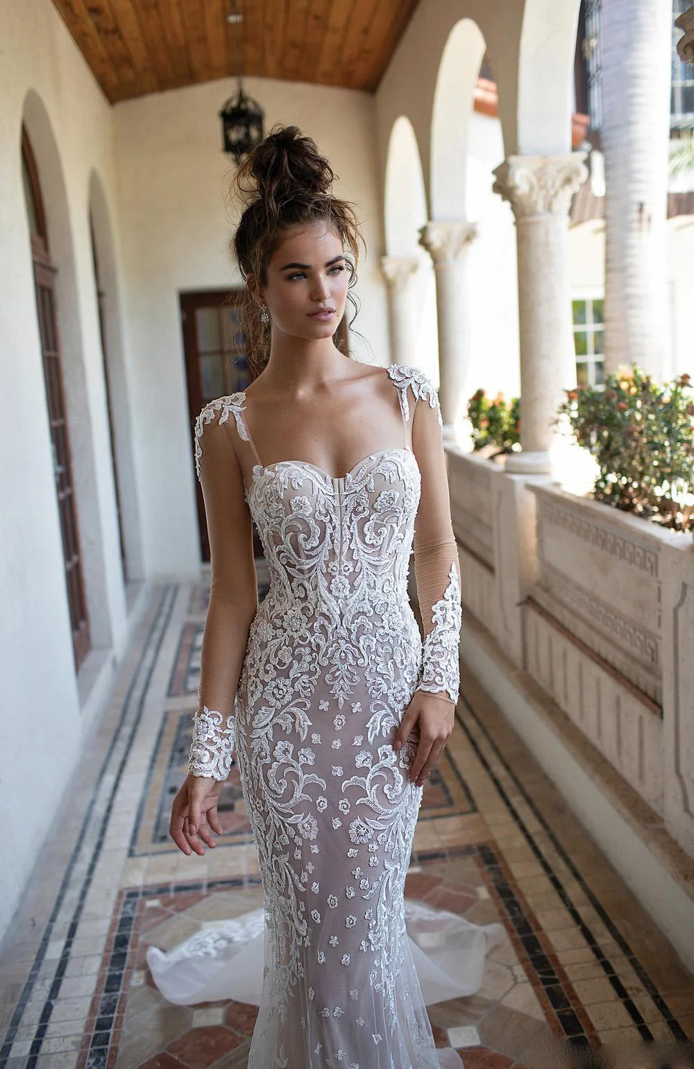 2019-new-berta-mermaid-wedding-dresses-sweetheart-long-sleeves-lace-appliqued-pearls-sweep-train-wedding-bridal-gown-custom-made