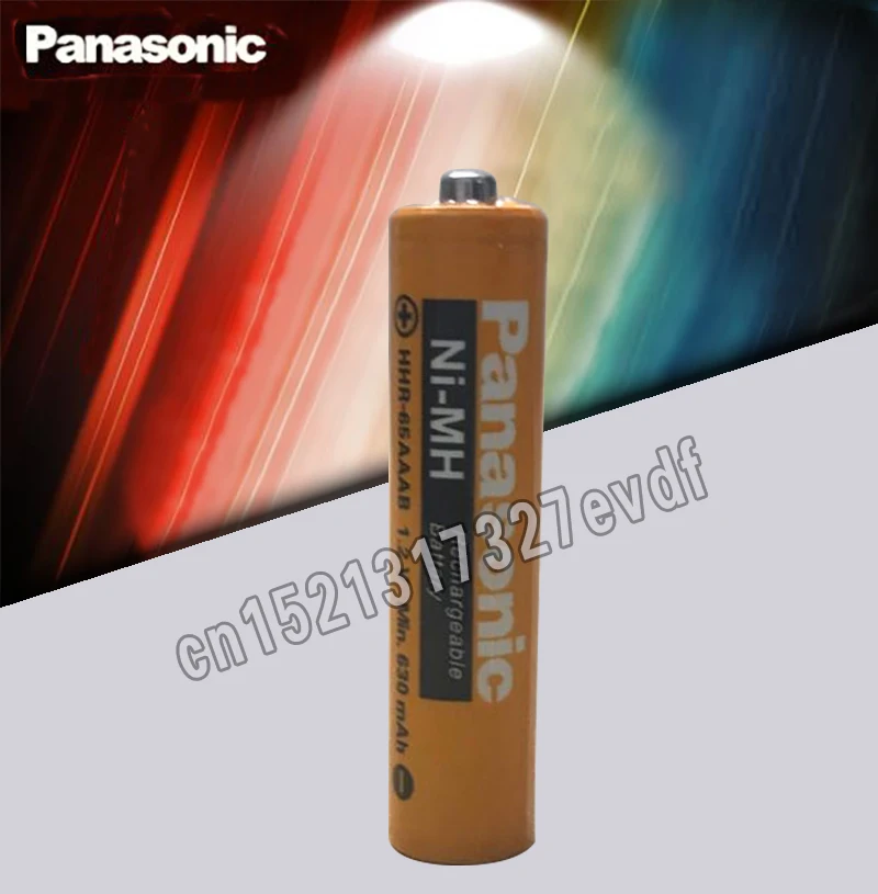 1 шт. аккумулятор Panasonic AAA 1,2 V 630mAh NiHM для зарядки или 1200 раз