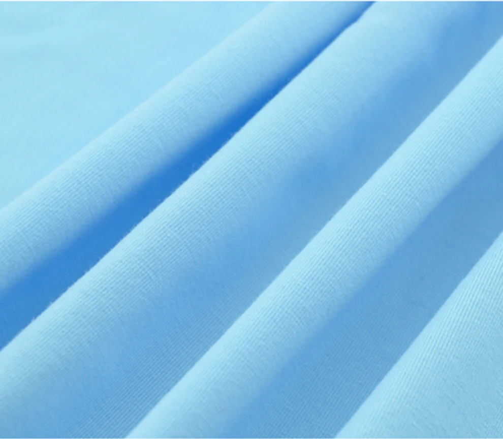 1 meter/lot blue Modal Cotton knitted spandex cloth fabric summer Lycra